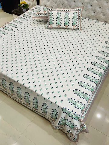 100% Pure Cotton Bedsheet Set
